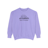 Sorry I'm Booked Sweatshirt for the Bookish or Booktok Fan (Comfort Colors)