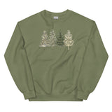 Christmas Tree Sweatshirt, Cute Holiday Themed Crewneck