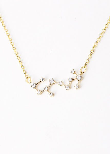 Scorpio Constellation Zodiac Necklace As seen in Real Simple