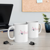 Personalized Gift Mug with Flowers | 11oz Ceramic Mug