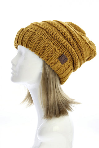 CC Beanie: Slouchy - Mustard - My Jewel Candy