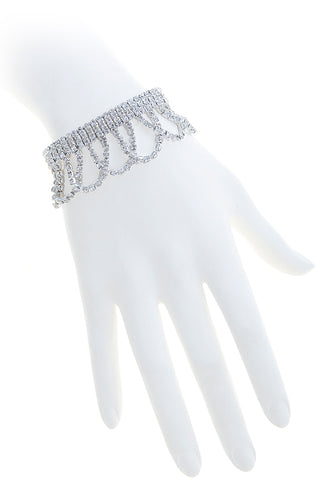 Crystal Draped Bracelet