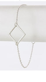 Delicate Diamond Pendant Bracelet - My Jewel Candy