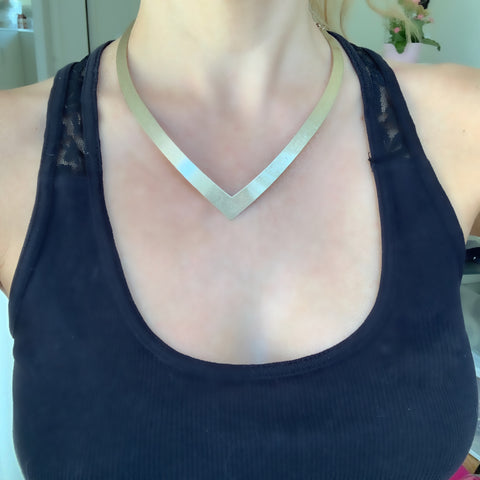 Gold V Collar Necklace (Only ONE available)