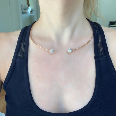 Rose Gold Collar Open-Necklace (Only ONE available)
