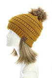 CC Knit Beanies with Pom (Click for all colors) - My Jewel Candy - 9