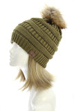 CC Knit Beanies with Pom (Click for all colors) - My Jewel Candy - 3