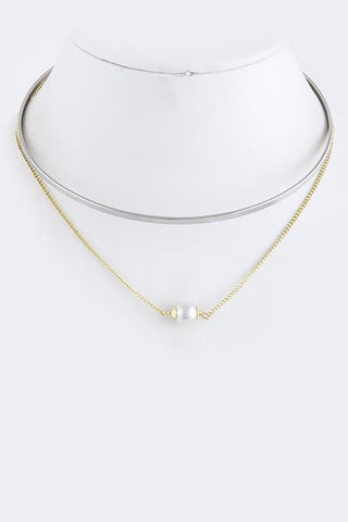 Pearl with Gold Necklace - My Jewel Candy