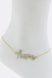 $7 Crystal "Hope" Anklet  (48 hour promotional deal) - My Jewel Candy - 2