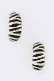 Zebra Earrings (As seen in Closer Magazine) - My Jewel Candy - 3
