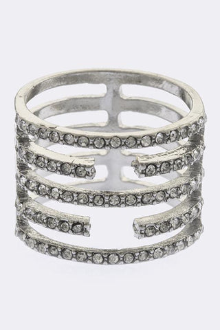 Crystal Pave Ring - My Jewel Candy