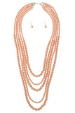 Multi Strand Ball Bead Necklace Set - My Jewel Candy - 6