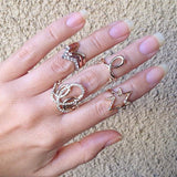 Shooting Star Knuckle Ring (Silver) - My Jewel Candy - 2