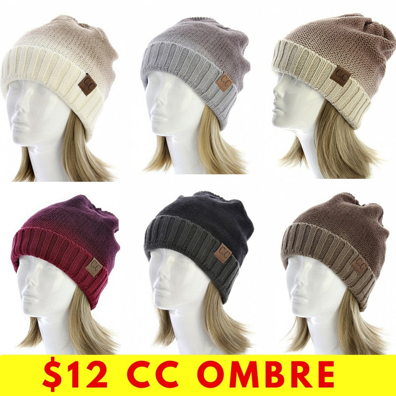 CC Beanie - Ombre (6 colors) - My Jewel Candy