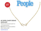 Virgo Celestial Constellation Zodiac Necklace (08/23-09/23) - As seen in Real Simple & People Magazine - My Jewel Candy - 3