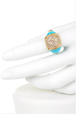 Turquoise Crystal Ring - My Jewel Candy - 2