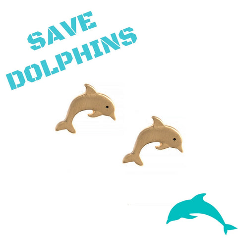 Save the Dolphins Mini Earrings - My Jewel Candy - 1