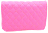 Neon Pink Quilted Bag - My Jewel Candy - 3