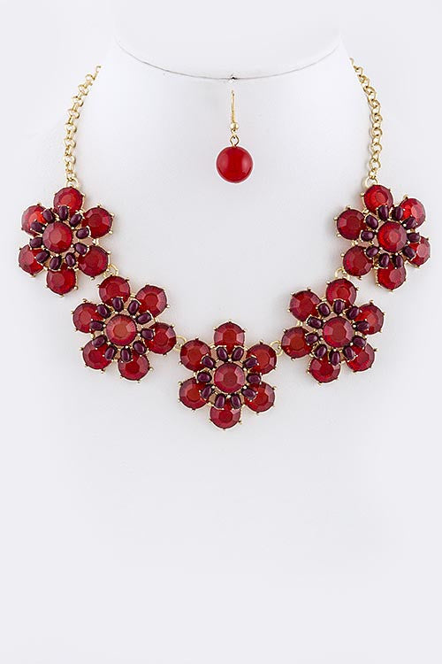 Floral Dome Necklace - My Jewel Candy