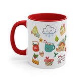 OMG! Kawaii Sticker Lover Christmas Mug | Cute Christmas Kawaii Cats | Fun Sticker Pack | Holiday Sticker Pack | Kawaii Gift for Her | Christmas Gifts