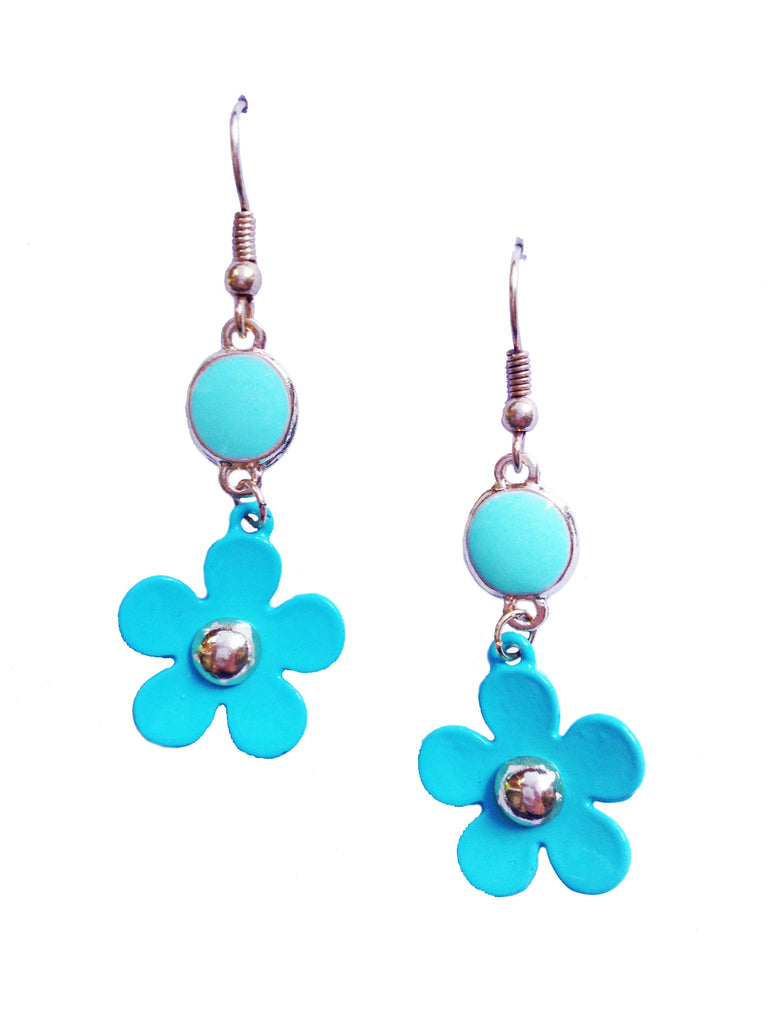 Turquoise Flower Earrings - My Jewel Candy