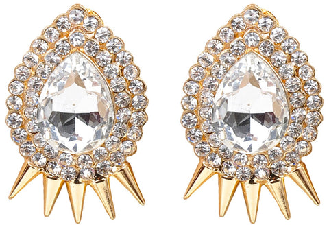 Gatsby Collection Spikey Pear Earrings - My Jewel Candy