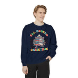 All Booked for Christmas Garment-Dyed Sweatshirt