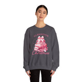 Coquette Christmas All Booked for Christmas Sweatshirt, Bookish Christmas Schedule Shirt, Coquette Pink Bows Sweatshirt Gift for Friend, Booktok Gift ideas, Classic Christmas Sweatshirts for book lovers, Casual Comfort for fantasy book readers,