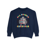 All Booked for Christmas Garment-Dyed Sweatshirt