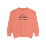 Sorry I'm Booked Sweatshirt for the Bookish or Booktok Fan (Comfort Colors)