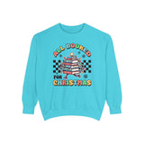 All Booked for Christmas Garment-Dyed Sweatshirt