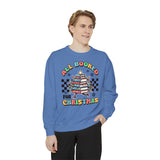 All Booked for Christmas Garment-Dyed Sweatshirt