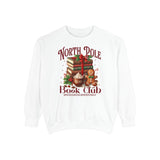 North Pole Book Club Bookish Christmas Sweatshirt, friend gift, Classic christmas sweatshirt casual comfort for fantasy book bookish gifts for friends