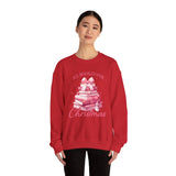 Coquette Christmas All Booked for Christmas Sweatshirt, Bookish Christmas Schedule Shirt, Coquette Pink Bows Sweatshirt Gift for Friend, Booktok Gift ideas, Classic Christmas Sweatshirts for book lovers, Casual Comfort for fantasy book readers,