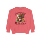North Pole Book Club Bookish Christmas Sweatshirt, friend gift, Classic christmas sweatshirt casual comfort for fantasy book bookish gifts for friends