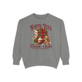 North Pole Book Club Bookish Christmas Sweatshirt, friend gift, Classic christmas sweatshirt casual comfort for fantasy book bookish gifts for friends