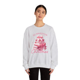 Coquette Christmas All Booked for Christmas Sweatshirt, Bookish Christmas Schedule Shirt, Coquette Pink Bows Sweatshirt Gift for Friend, Booktok Gift ideas, Classic Christmas Sweatshirts for book lovers, Casual Comfort for fantasy book readers,