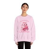 Coquette Christmas All Booked for Christmas Sweatshirt, Bookish Christmas Schedule Shirt, Coquette Pink Bows Sweatshirt Gift for Friend, Booktok Gift ideas, Classic Christmas Sweatshirts for book lovers, Casual Comfort for fantasy book readers,