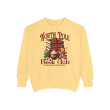 North Pole Book Club Bookish Christmas Sweatshirt, friend gift, Classic christmas sweatshirt casual comfort for fantasy book bookish gifts for friends