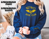 Bat Boys Embroidered Sweatshirt with embroidered sleeve, ACOTAR Merch, Embroidery ACOTAR sweatshirt, SJM Merch, Booktok Merch Unisex Crewneck Sweatshirt