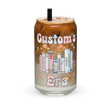 Custom Eras Tumbler, Personalized Swiftie Lover Gift Can-shaped glass