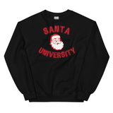 Santa University Sweatshirt, Unisex Santa University Crewneck Sweatshirt