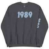 1989 Sweatshirt with birds, Unisex 1989 Crewneck Sweatshirt, TS Version 1989 Shirt