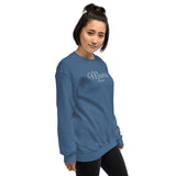 Embroidered Mama Sweatshirt with initials on Sleeve, Custom Mama Established Unisex Crewneck, Personalized Mom Shirt with Date, New Mom Gift
