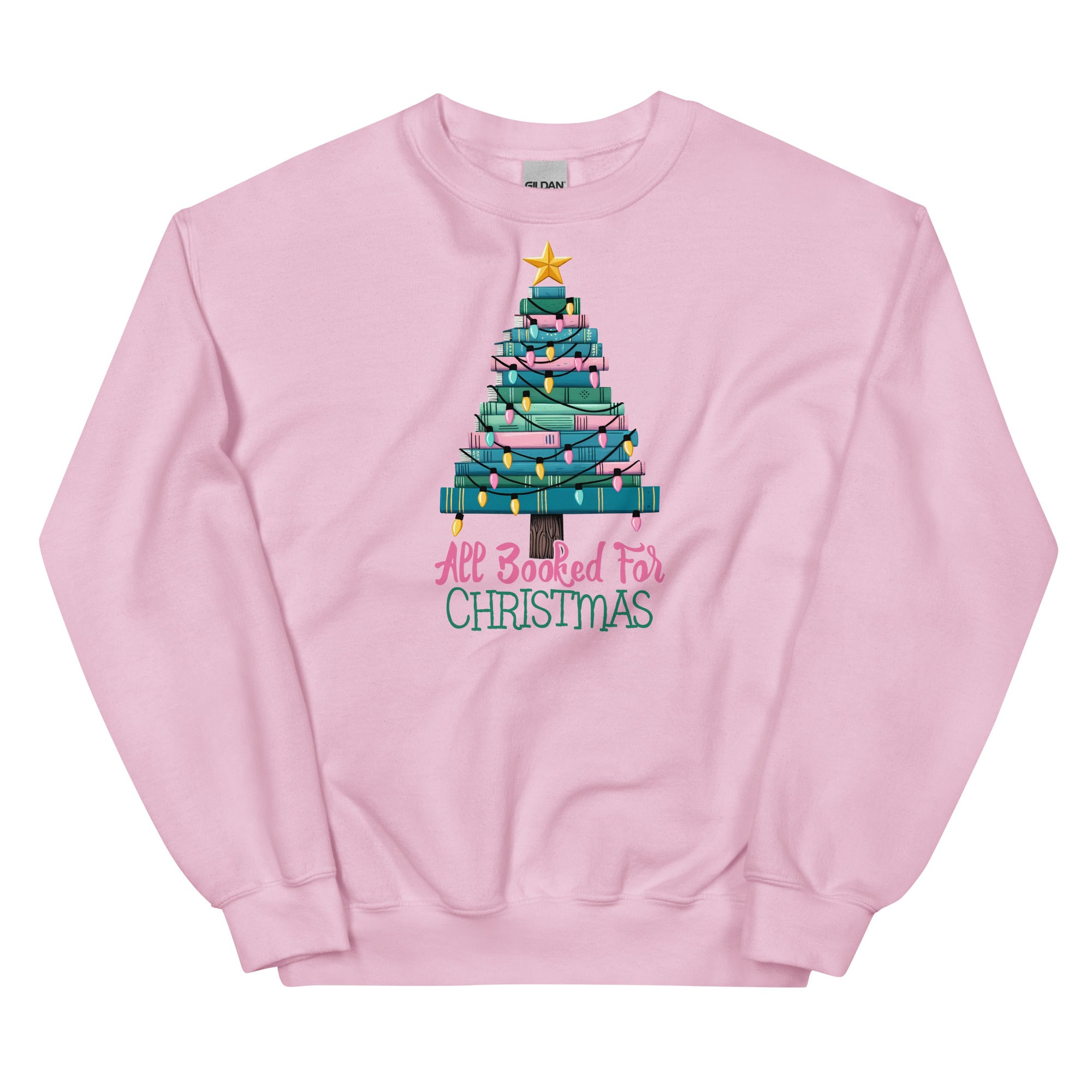 ESIKAH All Booked For Christmas Sweatshirt - Funny Holiday Crewneck Pullover For Women - View #7