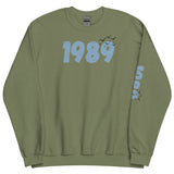 1989 Sweatshirt with birds, Unisex 1989 Crewneck Sweatshirt, TS Version 1989 Shirt