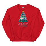 All Booked For Christmas Sweatshirt, Bookish Holiday Crewneck Sweatshirt, Bookworm Christmas Gift