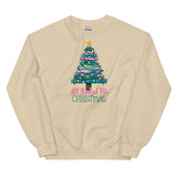 All Booked For Christmas Sweatshirt, Bookish Holiday Crewneck Sweatshirt, Bookworm Christmas Gift