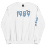 1989 Sweatshirt with birds, Unisex 1989 Crewneck Sweatshirt, TS Version 1989 Shirt