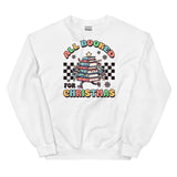 All Booked For Christmas Sweatshirt, Booktok Holiday Crewneck, Book Merch Gift, Bookworm Unisex Sweatshirt